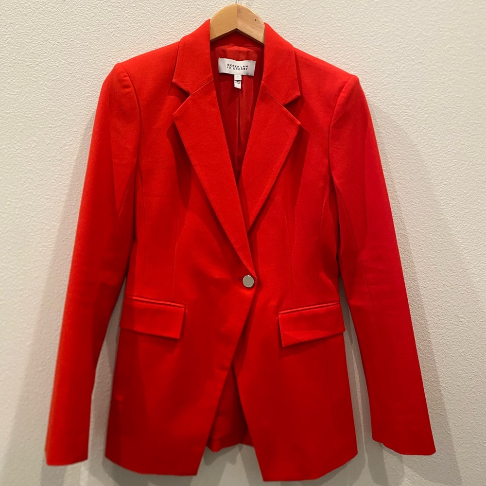 Derek Lam Red Blazer Jacket